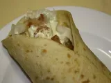 Recipe Home made tortilla and chicken tortilla wrap