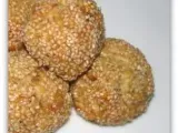 Recipe Barazek - crunchy yet soft sesame - pistachio cookie