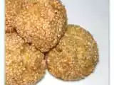 Recipe Barazek - crunchy yet soft sesame - pistachio cookie