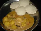 Recipe Idli with potato kurma
