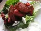 Recipe Tandoori style chicken skewers