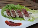 Recipe Korean bbq: marinated short ribs in lettuce leaves