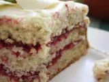 Recipe White chocolate raspberry macadamia cake