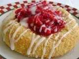Recipe Blueberry buttermilk crumb cake- chocolate waffles-strawberry cheesecake sweet rolls