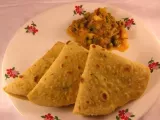 Recipe Missi roti & mixed veggie curry