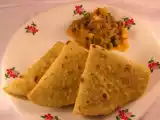 Recipe Missi roti & mixed veggie curry