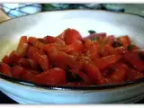 Recipe Marinated roasted red peppers