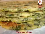 Recipe Methi paratha (fenugreek indian bread)