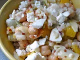 Recipe Artichoke and chickpea couscous salad with lemon dressing