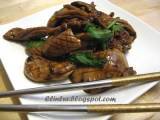 Recipe Kidneys in sesame oil, ginger & chinese wine