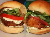 Recipe Simple beer battered halibut sliders & tacos