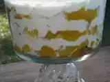 Recipe Pineapple-mango trifle with white chocolate-macadamia mousse