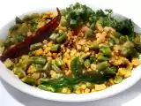Recipe Green beans and lentil crumble