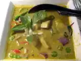 Recipe Varity of eggplants and beef green curry