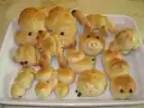 Recipe Fun animals and cocktail sausage mini buns