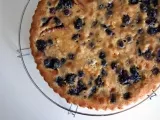 Recipe Blueberry almond custard tart