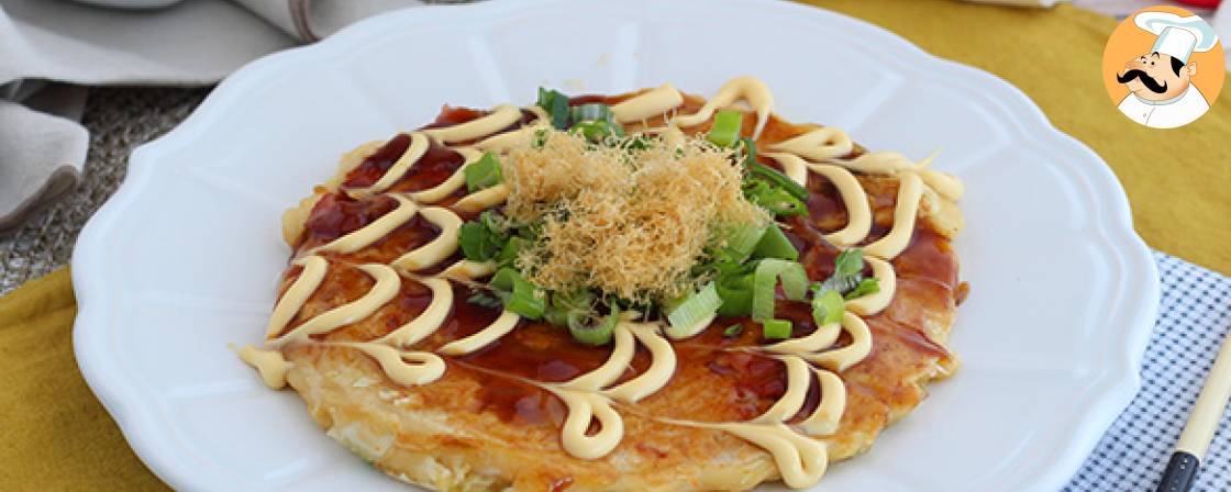 Okonomiyaki - japanese omelette