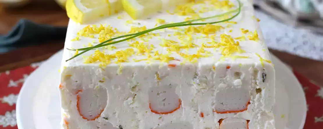 No-bake surimi terrine: an easy cold appetizer perfect for summer