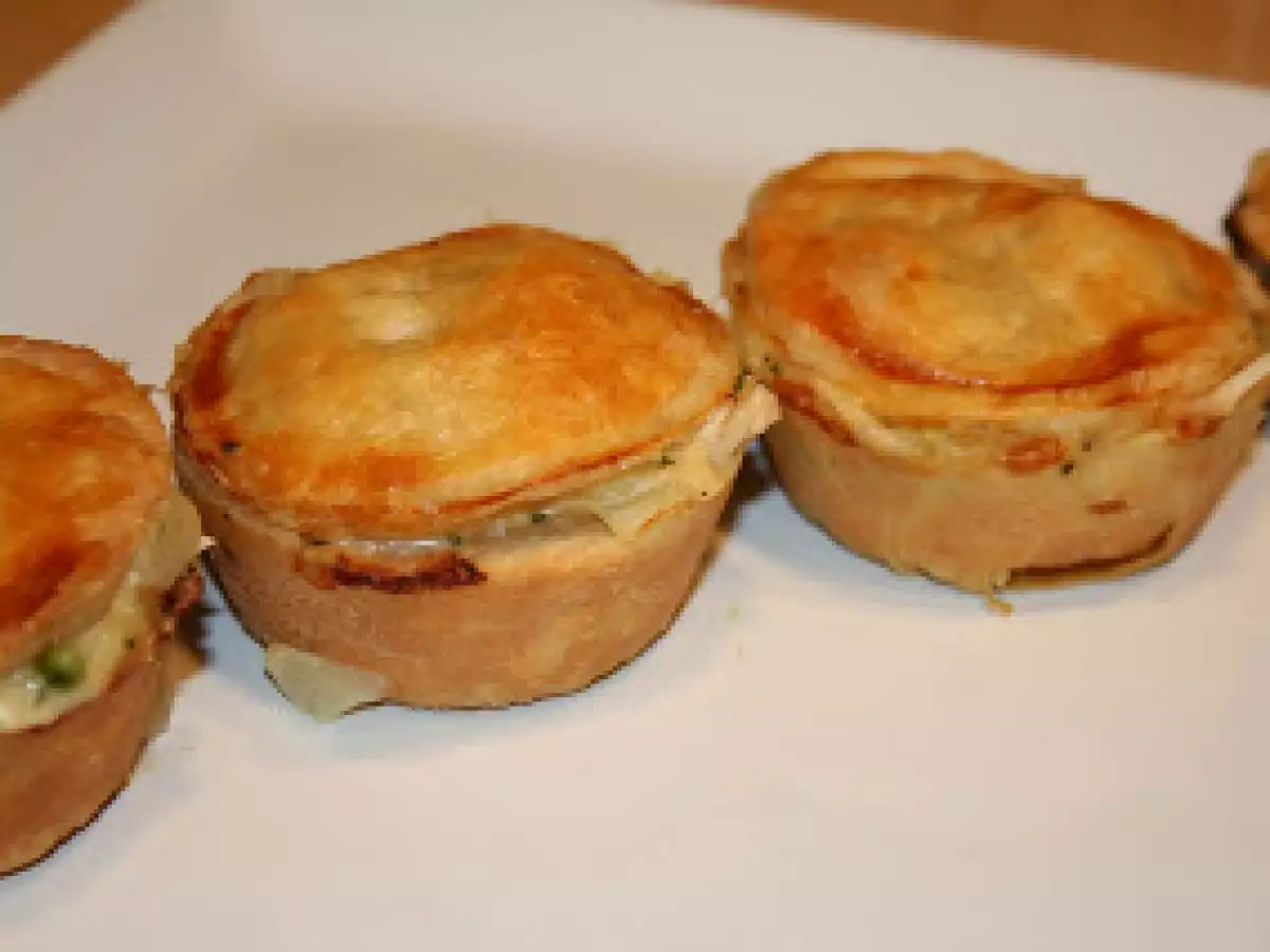 Recipe Mini turkey pot pies