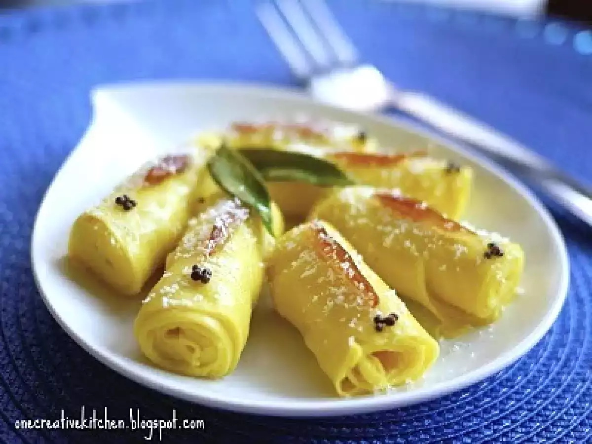 Recipe Sunrise khandvi rolls