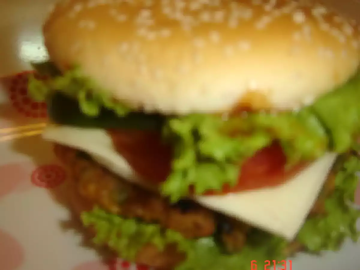 Recipe Veggie burger (indian style)