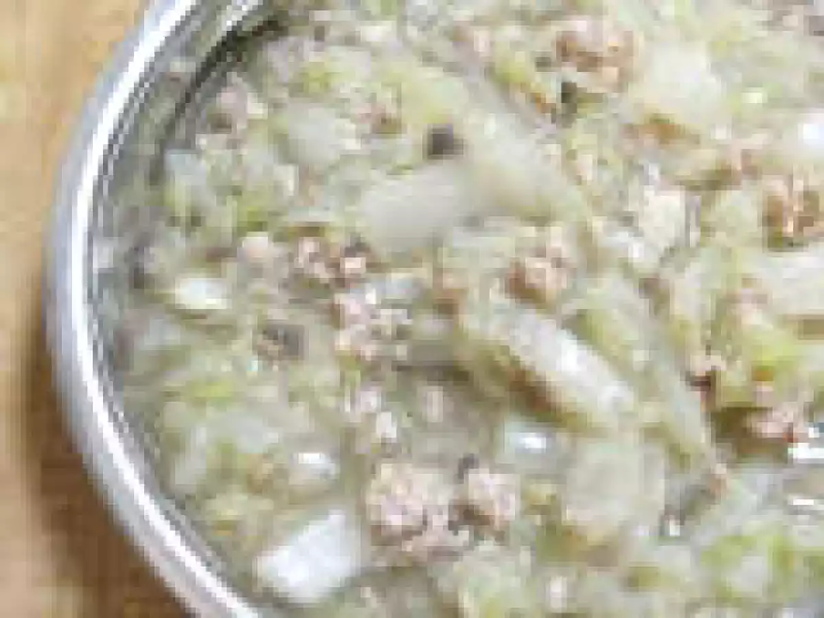 Napa Cabbage with Minced Meat - ????