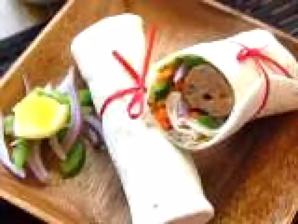 Reshmi Chicken Kebab Rolls