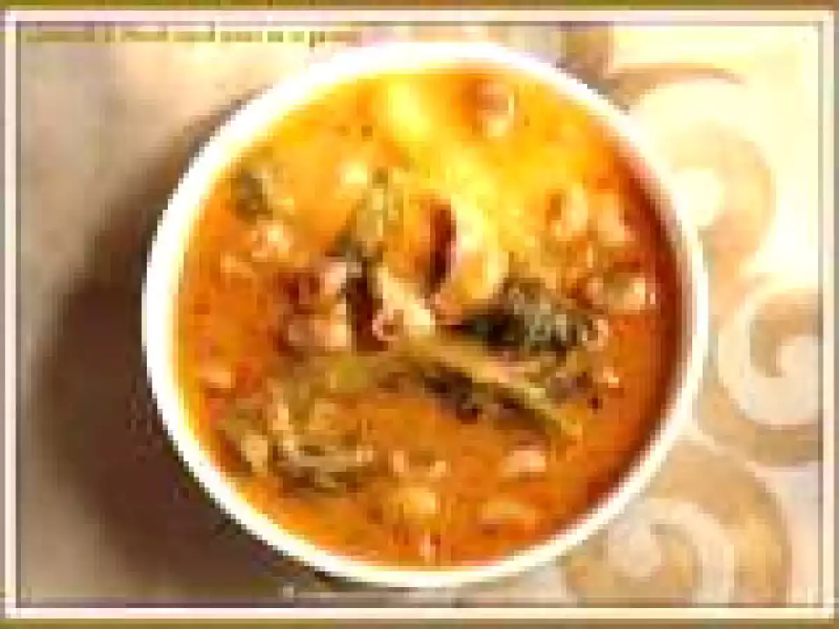 Randhaichi Kadi - Valchebaji Ani Guley (Vegetable Gravy with Spinach & Black Eyed Peas)