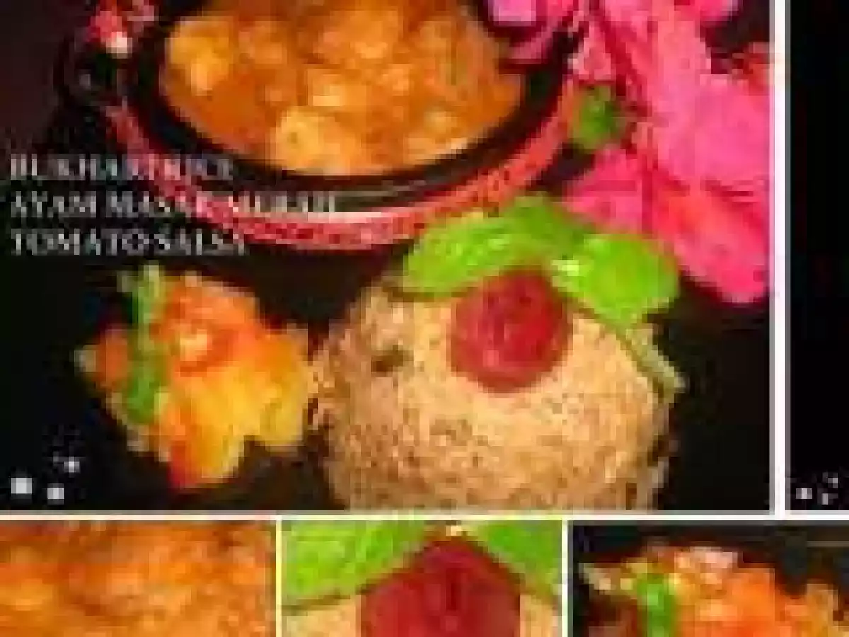 Bukhari Rice, Ayam Masak Merah, Tomato Salsa