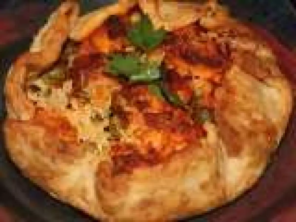 Matar Paneer Mini Galette/ Cottage cheese and Peas Mini Galette