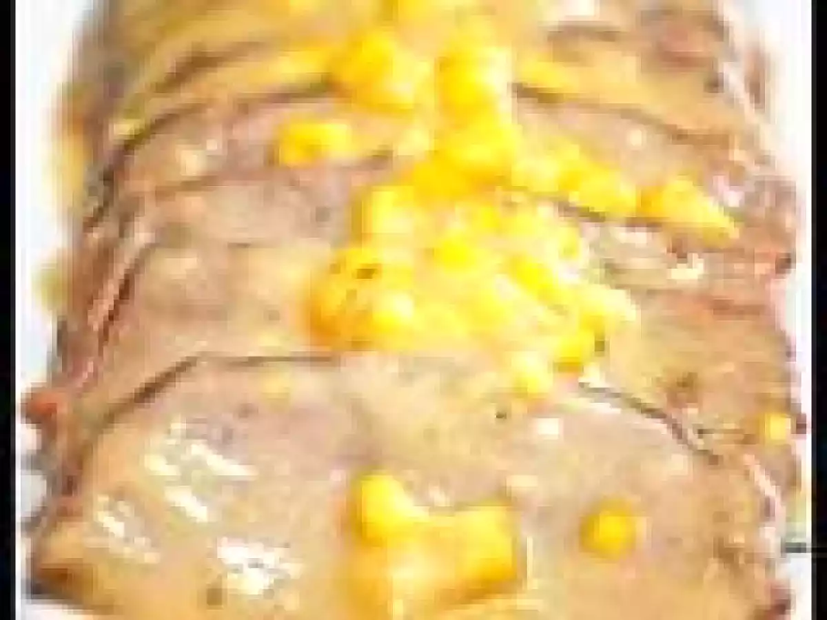 Beef Brisket With Corn Kernels In Mushroom Sauce