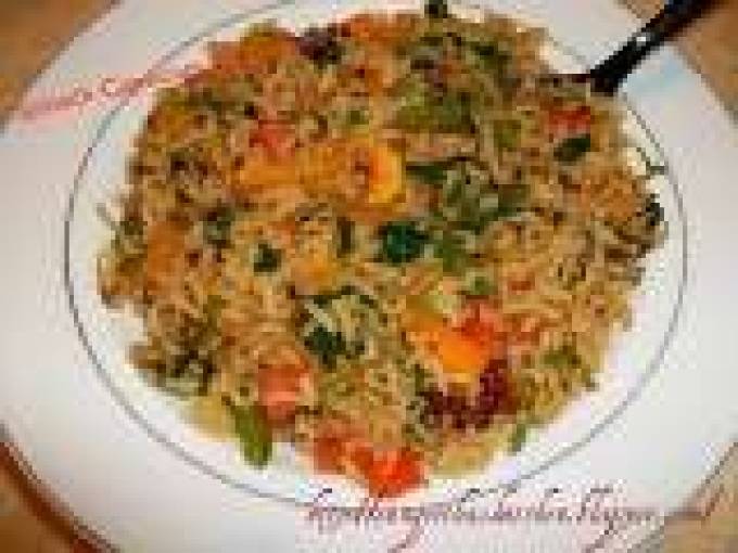 Spinach Capsicum Masala Fried Rice