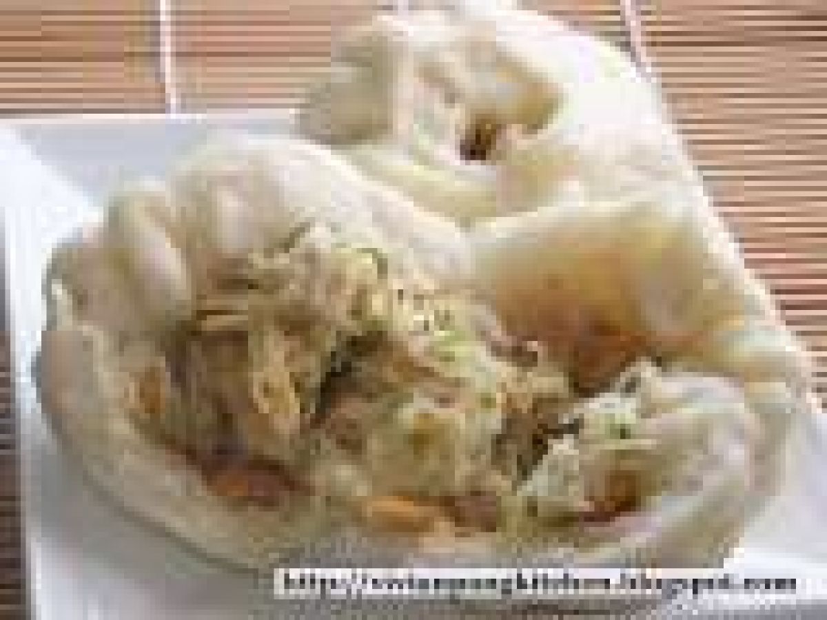 Pau with White Radish Filling/ Sponge Dough Method