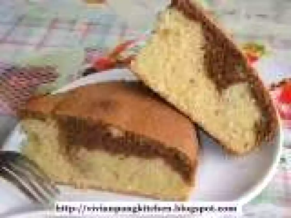 Cornmeal, Coffee Marble Cake