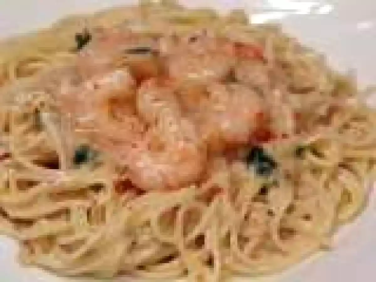 Vermicelli in Shrimp and Crab Sauce