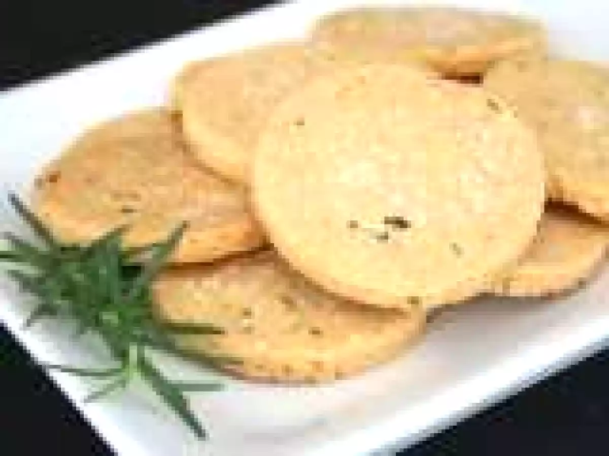 Rosemary Parmesan Shortbread (Low Carb and Gluten Free)