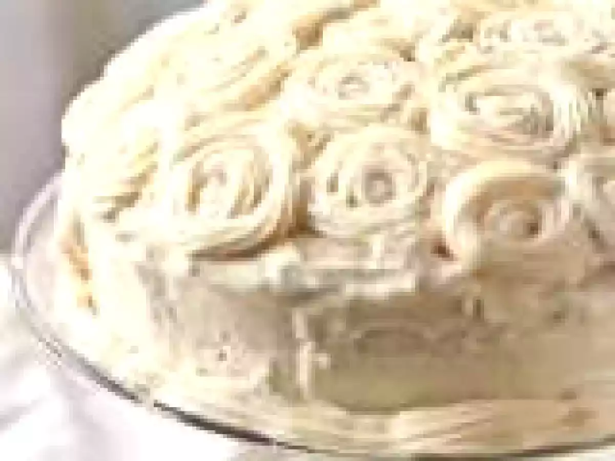 Taro Cake with Cream Cheese Frosting