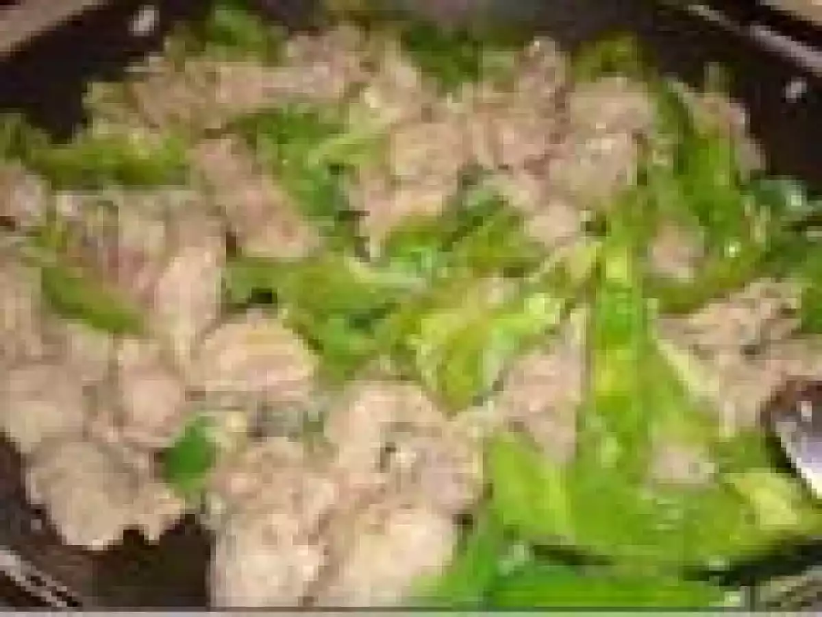 Sausage and escarole over penne