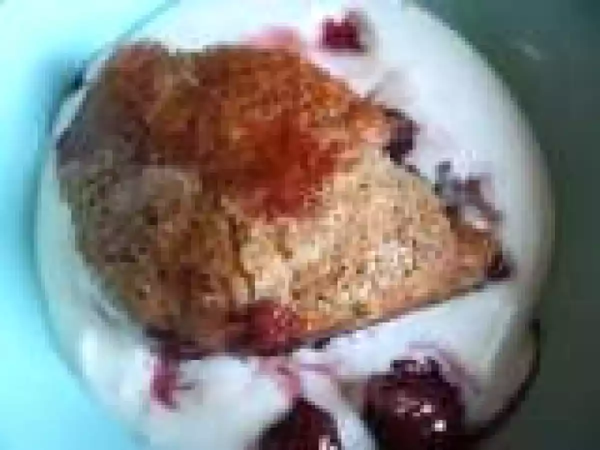 Cherry Cobbler (Trader Joes Morello Cherries)
