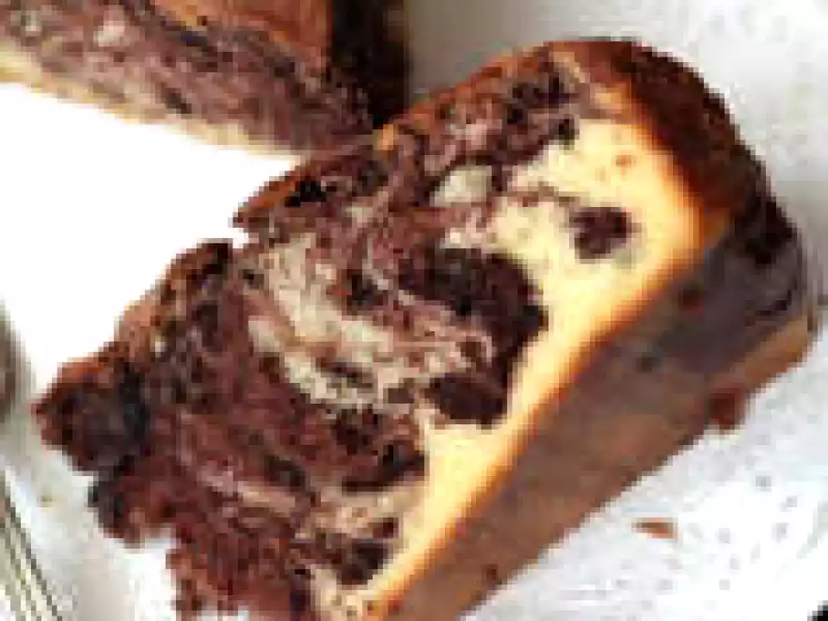 ?...Vanilla & Chocolate Marble Cake...?