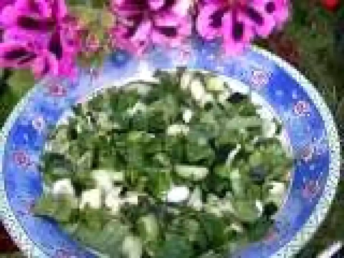 Iraqi Cucumber and Garlic Salad (Salata Kyhiar wa Toum)