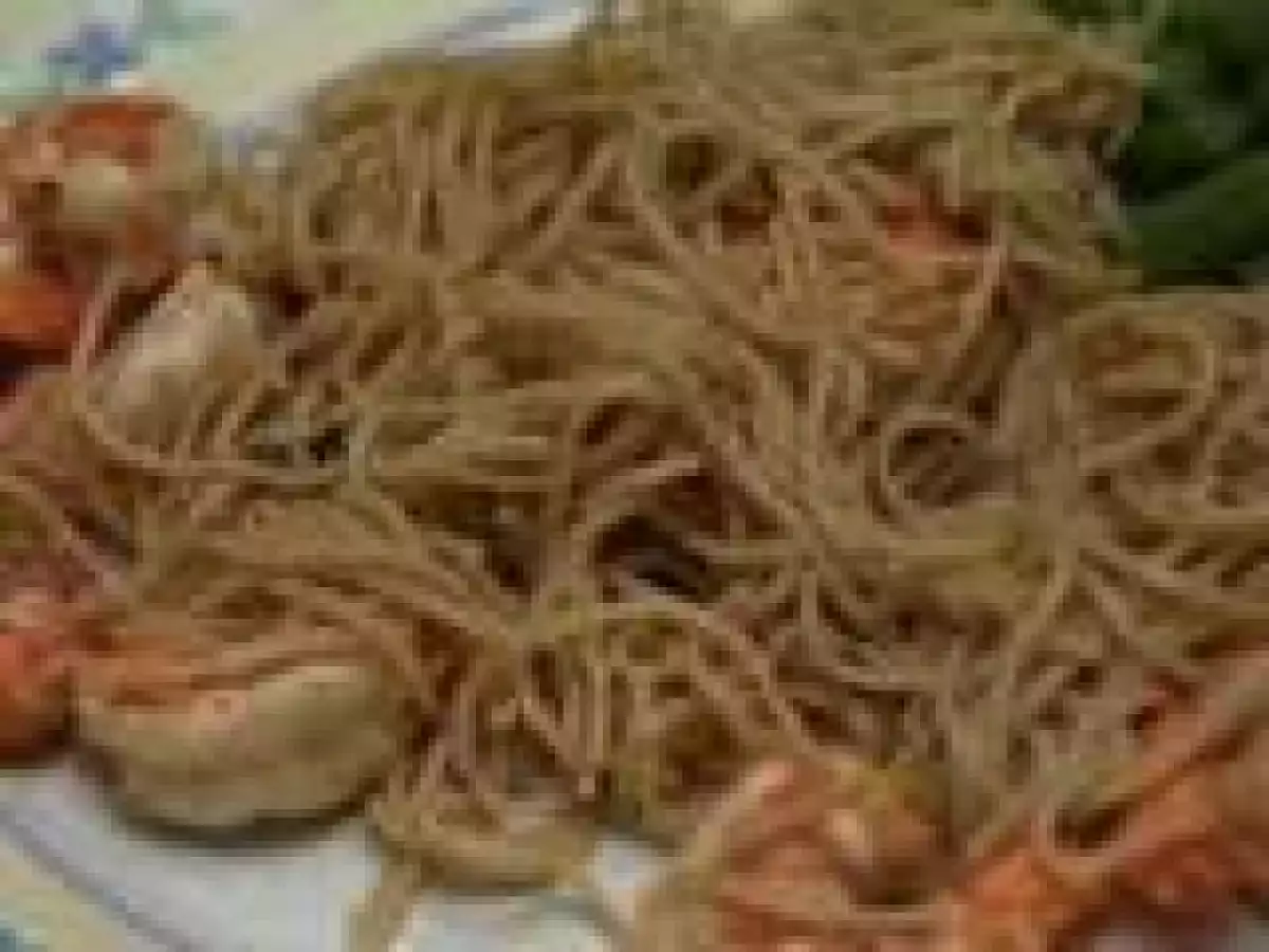 Lemon Shrimp Scampi Pasta