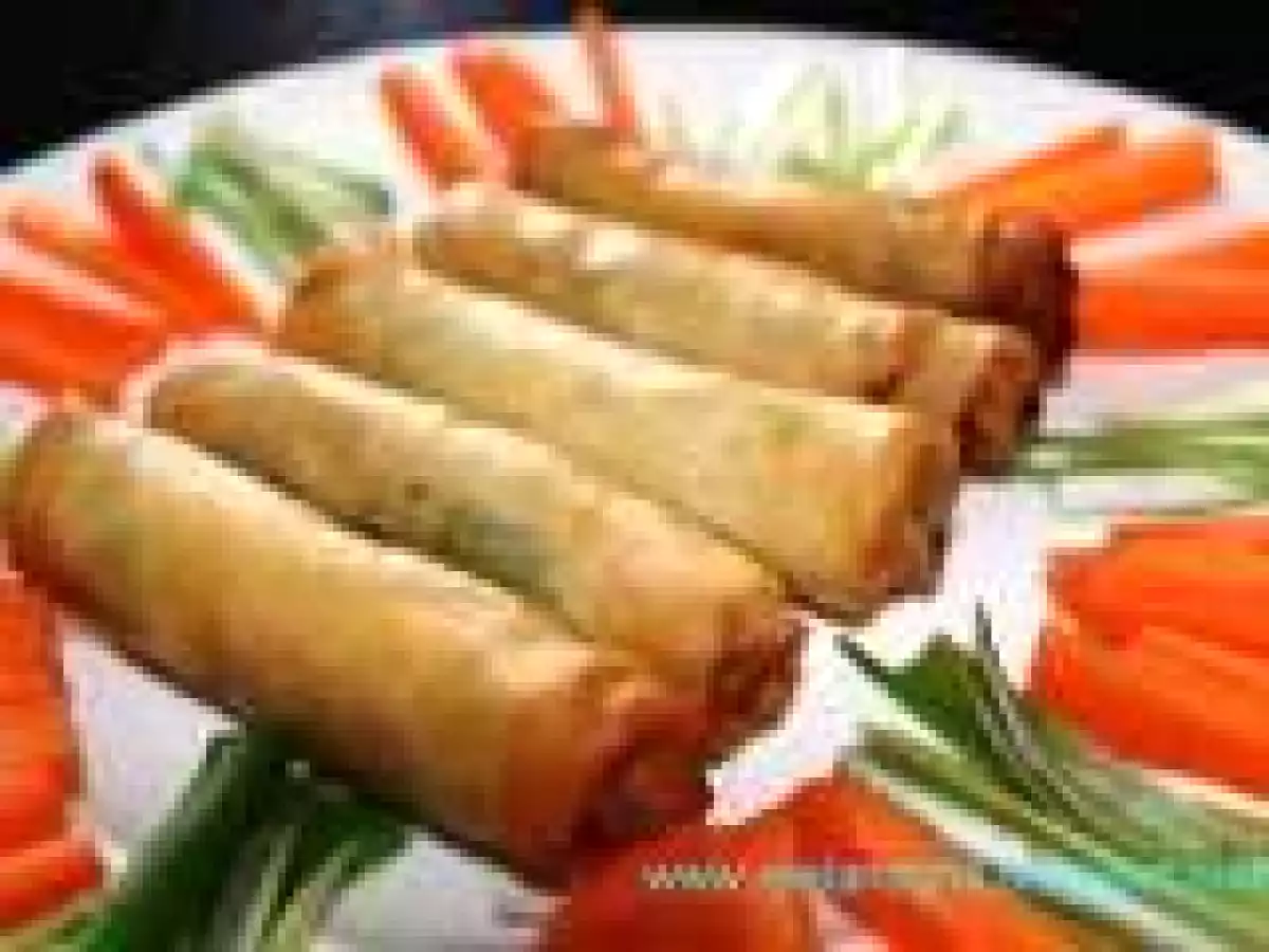 Lumpia or Lumpiang Prito A La Sally (Vegetables Spring Roll)