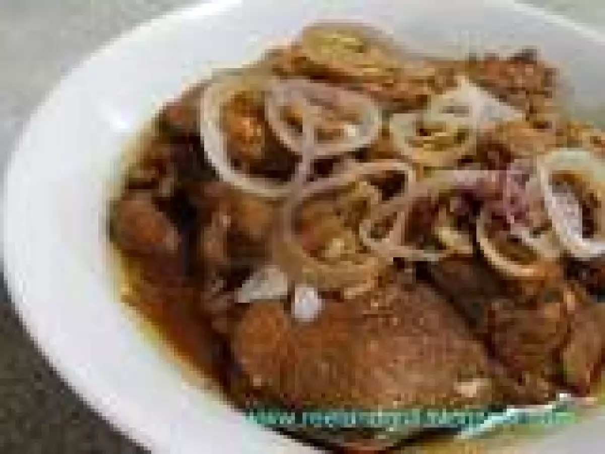 Pork Bistek Tagalog (Pork Steak - Filipino Style)