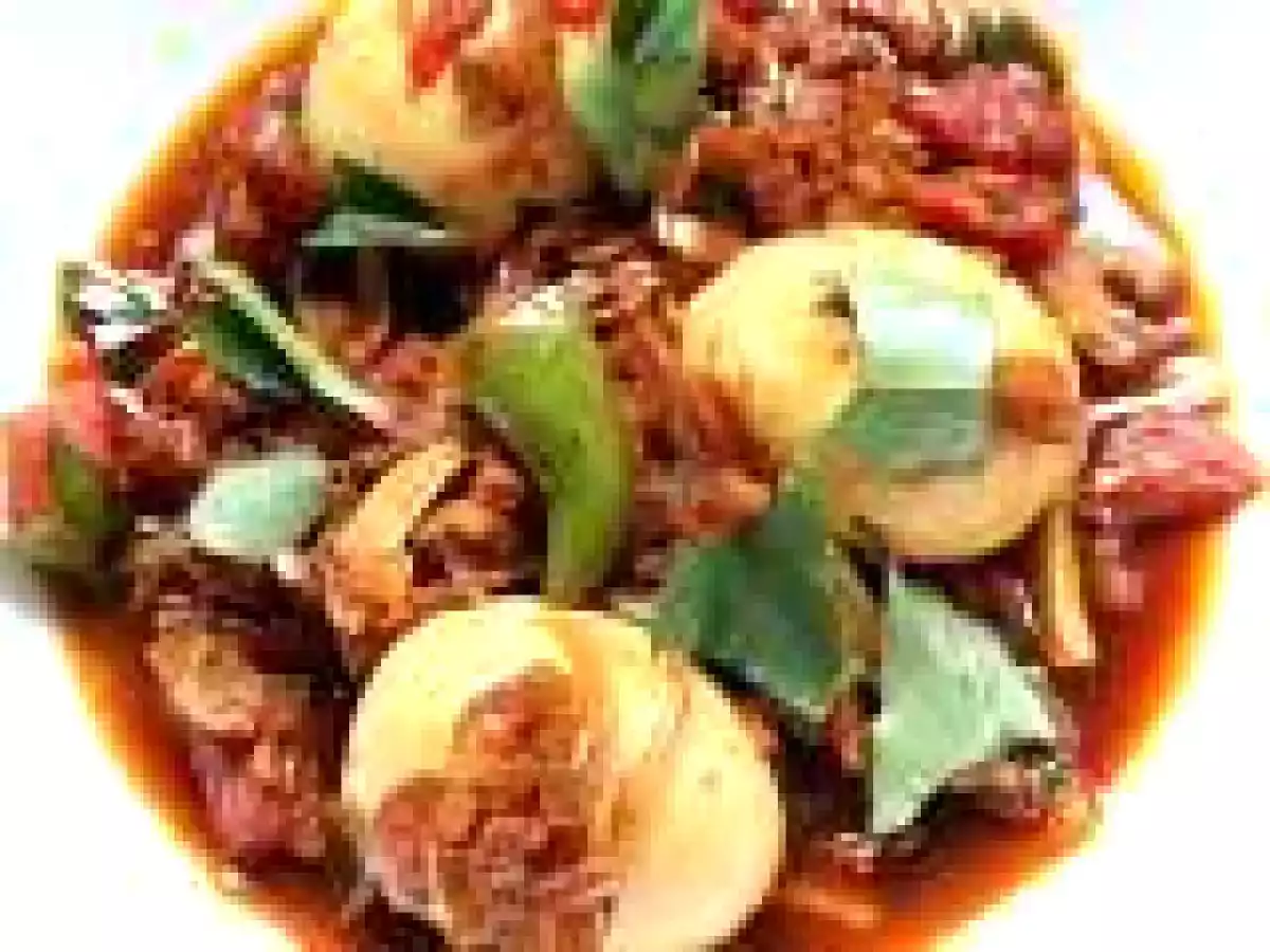 Era Karuvadu Thokku( Dried Prawns Tomato Chutney)