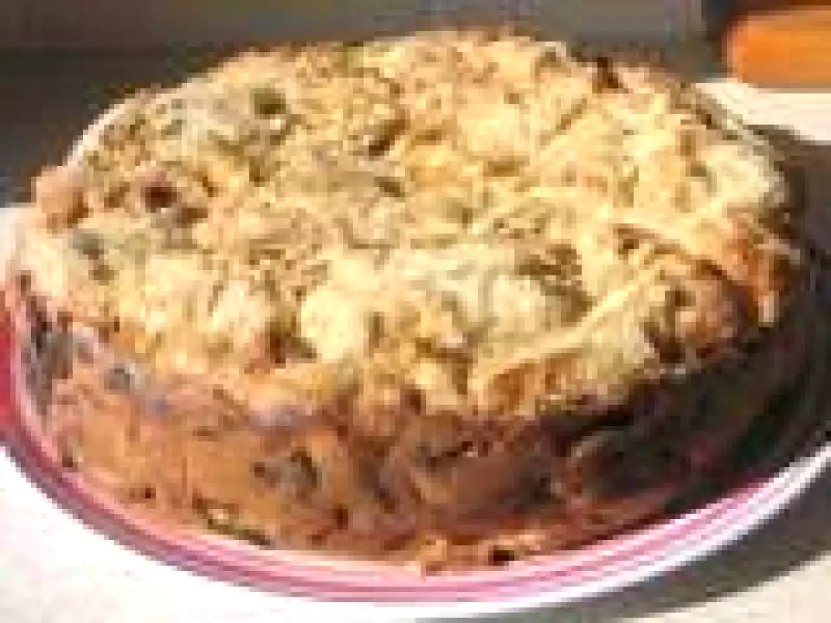 Rhubarb and date cake