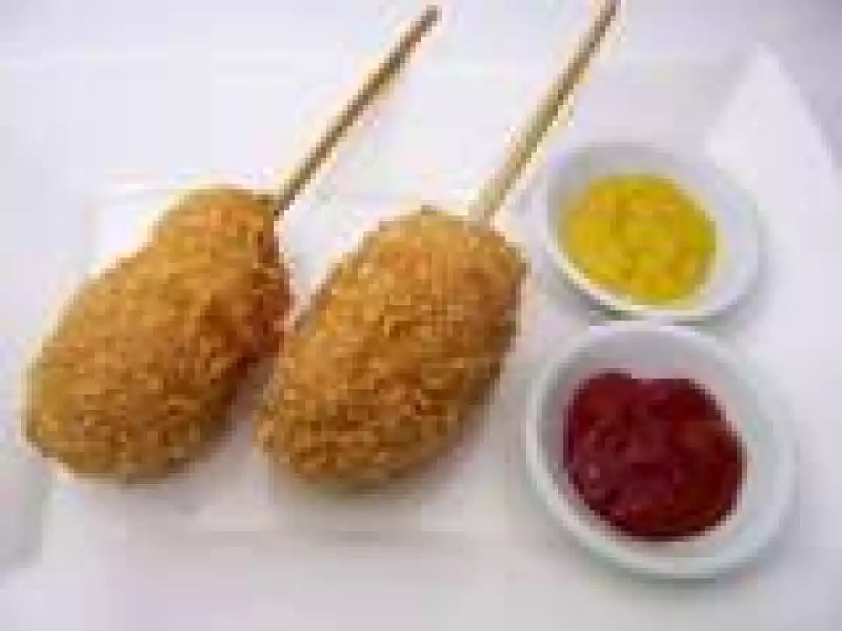 Vegan Crunchy Corn Dogs