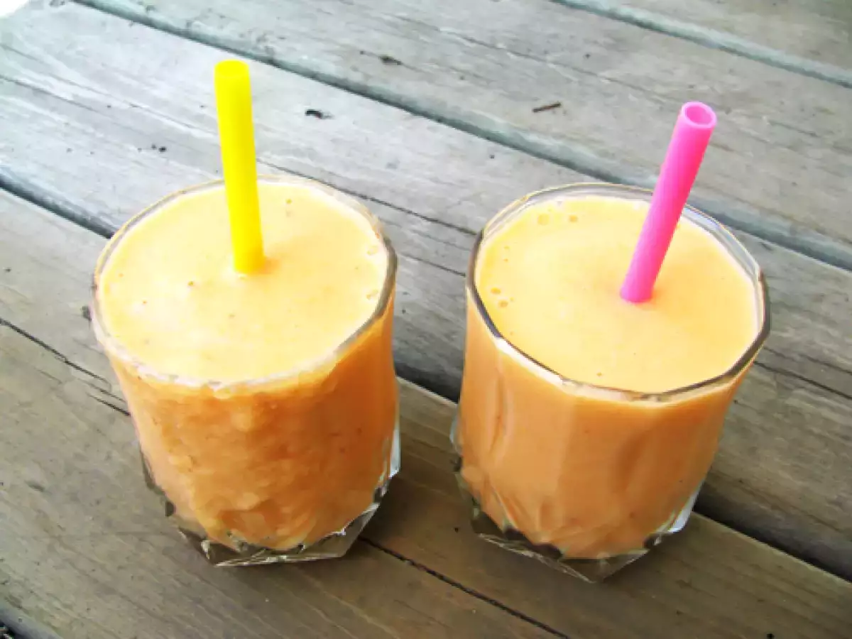 Recipe Delicious peach smoothie