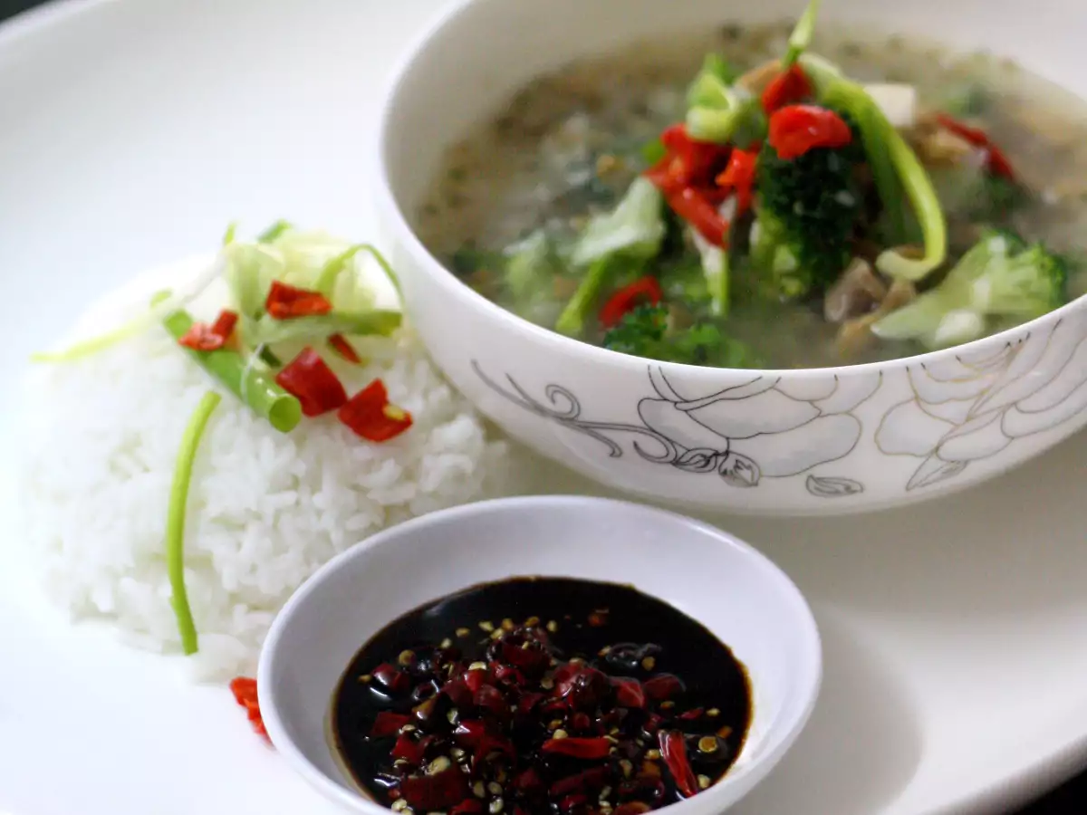 Recipe Broccoli and mushroom soup