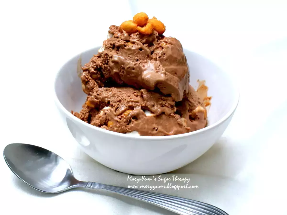 Recipe Halal rocky road ice cream